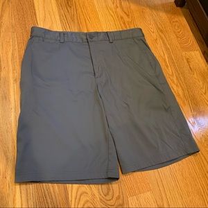 Men’s Nike dri-fit golf shorts, blue/gray, size: 34